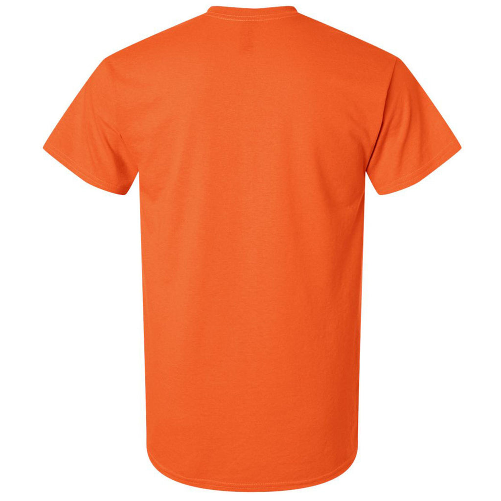 Gildan Men's Orange Ultra Cotton 6 oz. T-Shirt