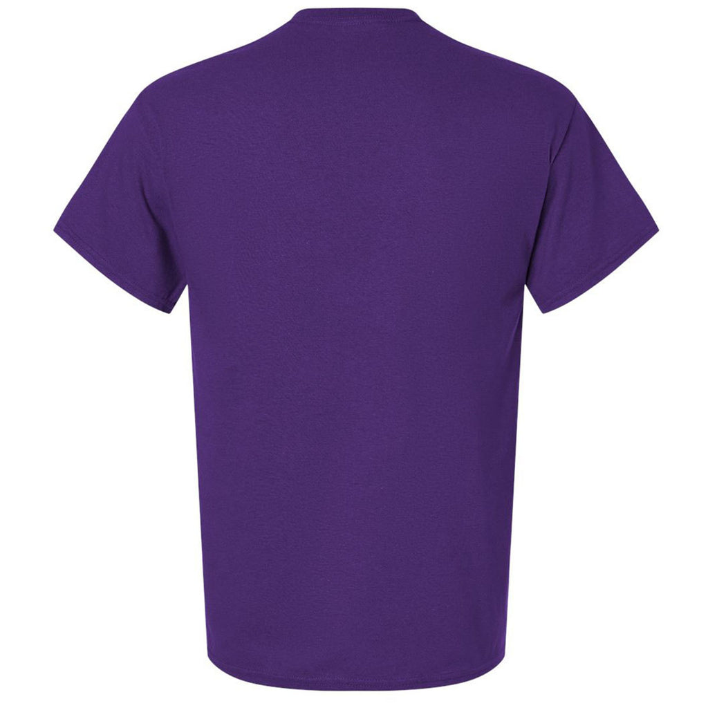 Gildan Men's Purple Ultra Cotton 6 oz. T-Shirt