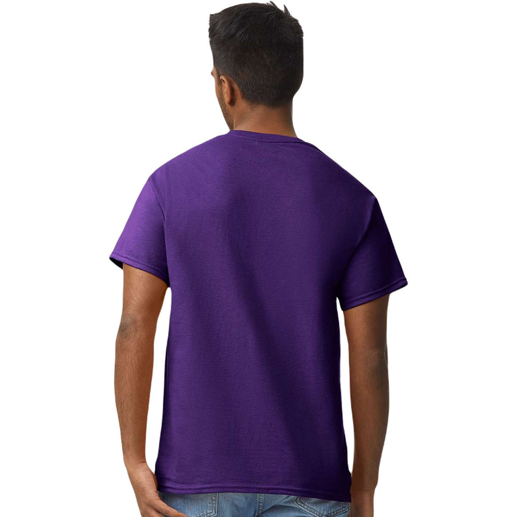 Gildan Men's Purple Ultra Cotton 6 oz. T-Shirt