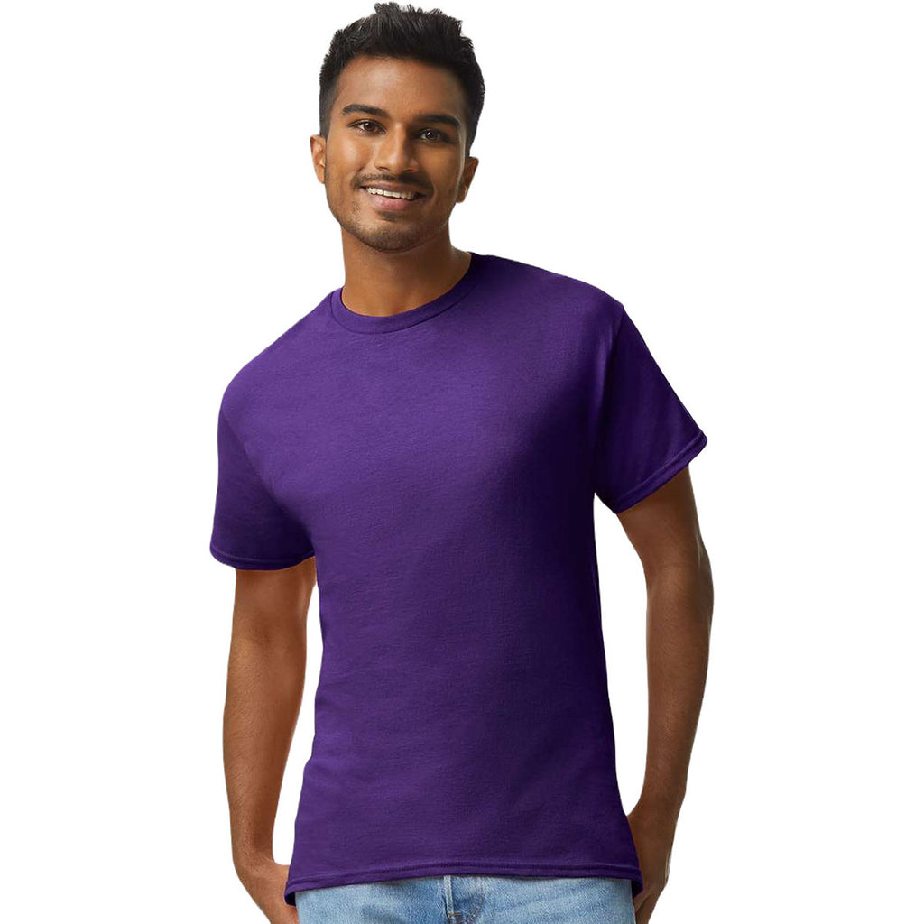 Gildan Men's Purple Ultra Cotton 6 oz. T-Shirt