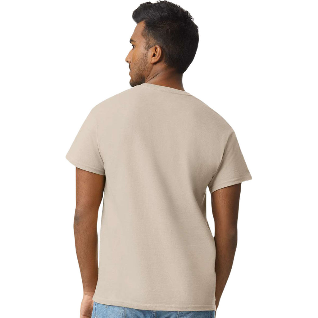 Gildan Men's Sand Ultra Cotton 6 oz. T-Shirt
