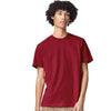 American Apparel Unisex Cardinal Fine Jersey Short-Sleeve T-Shirt