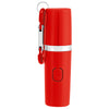Hit Red Rechargeable Portable Alarm And Flashlight With Carabiner Attachment