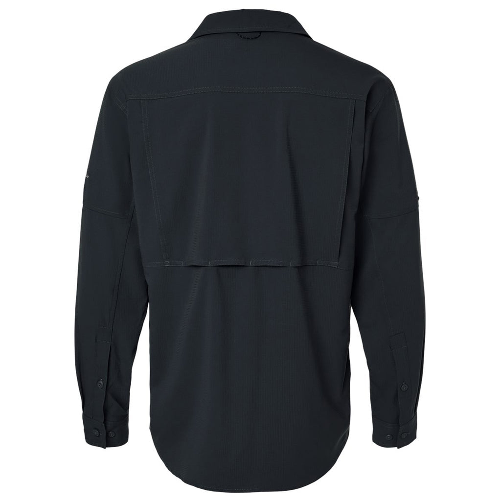 Columbia Men's Black Silver Ridge Utility Lite Long Sleeve Shirt