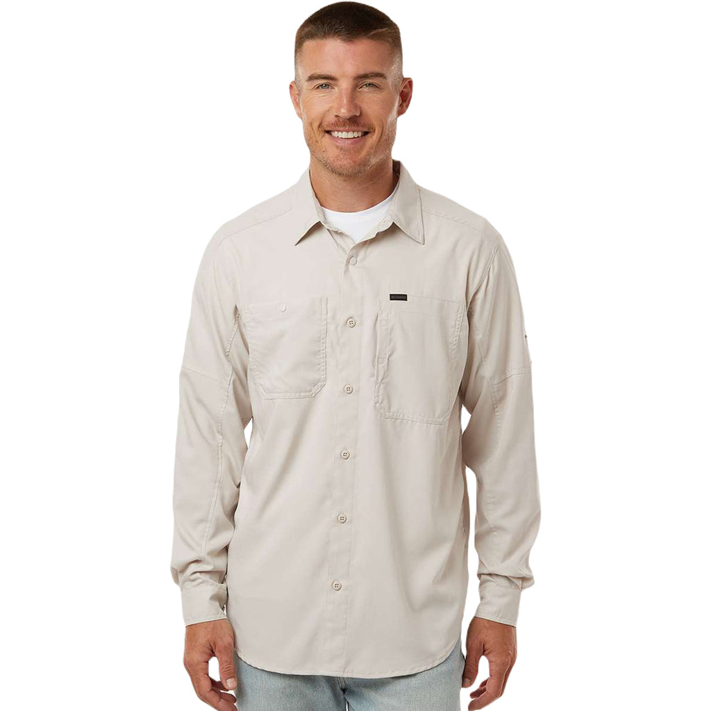 Columbia Men's Dark Stone Silver Ridge Utility Lite Long Sleeve Shirt