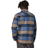 Patagonia Men's William: Smolder Blue Lightweight Insulated Fjord Flannel Shirt