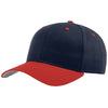 Richardson Navy/Navy/Red Pro Twill Snapback