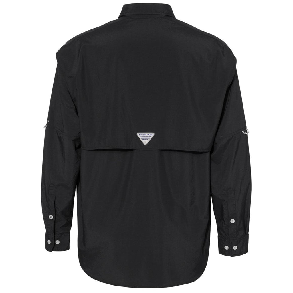 Columbia Men's Black PFG Bahama Long Sleeve Shirt