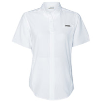 Columbia Women's White PFG Tamiami Short Sleeve Shirt