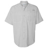 Columbia Men's Cool Grey PFG Tamiami Short Sleeve Shirt