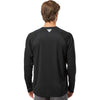 Columbia Men's Black/Cool Grey PFG Terminal Tackle Long Sleeve T-Shirt