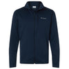 Columbia Men's Collegiate Navy Essential Hike Grid Fleece Full-Zip