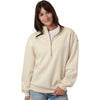 Columbia Women's Oatmeal Heather Aldermore Half-Zip Pullover