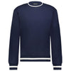 Hollway Unisex Navy/Vanilla Heritage Prep Crewneck Sweatshirt