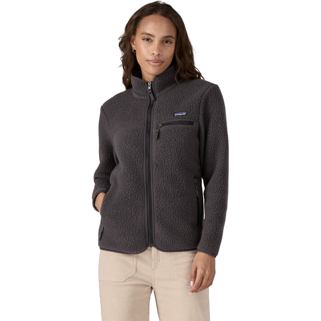 Patagonia Women's Ink Black Retro Pile Fleece Jacket