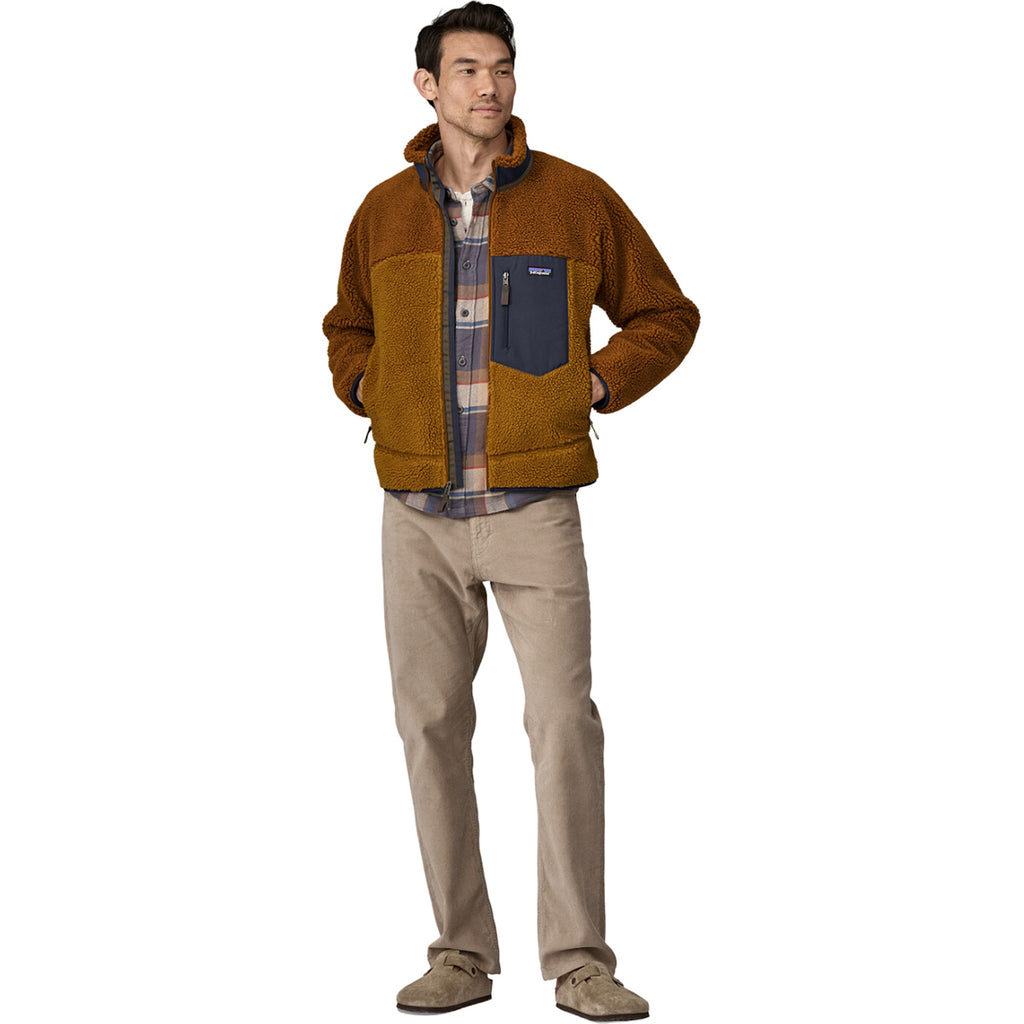 Patagonia Men's Shelter Brown Classic Retro-X Fleece Jacket