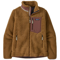 Patagonia Women's Nest Brown w/Dulse Mauve with Oyster White Classic Retro-X Fleece Jacket