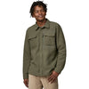 Patagonia Men's Basin Green Synchilla Fleece Shirt Jacket