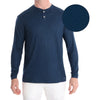 AndersonOrd Men's Midnight Navy Heather Wave Long Sleeve Henley