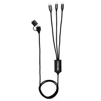 Hit Black 3 Ft. 4-In-1 Charging Cable 2.0