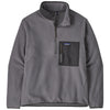 Patagonia Men's Noble Grey Microdini 1/2-Zip Fleece Pullover