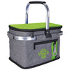 48-Hour Koozie Lime Collapsible Picnic Basket