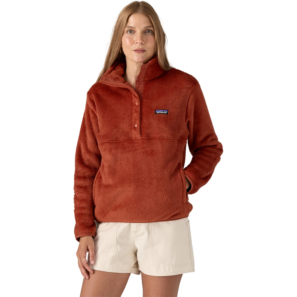 Patagonia Women's Burnished Red Re-Tool Half-Snap Pullover