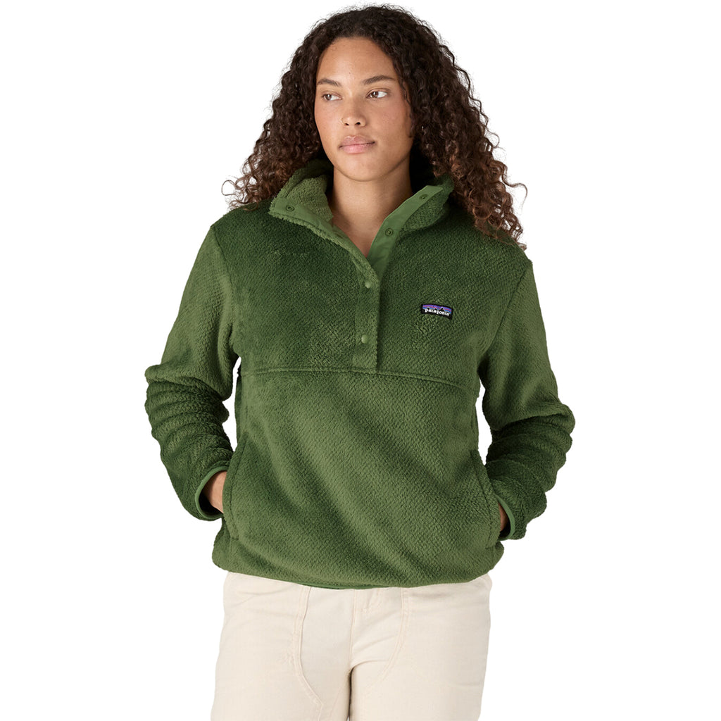 Patagonia Women's Terrain Green Re-Tool Half-Snap Pullover