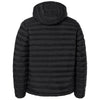 Weatherproof Men's Black Lightweight Poly-Filled Hooded Puffer Jacket