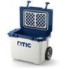RTIC Cool Grey & Navy 22 QT Ultra-Light Wheeled Cooler