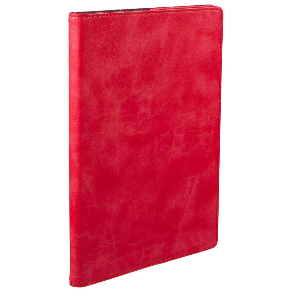 Leed's Red 7" x 10" FSC Recycled Morano Refillable Journal