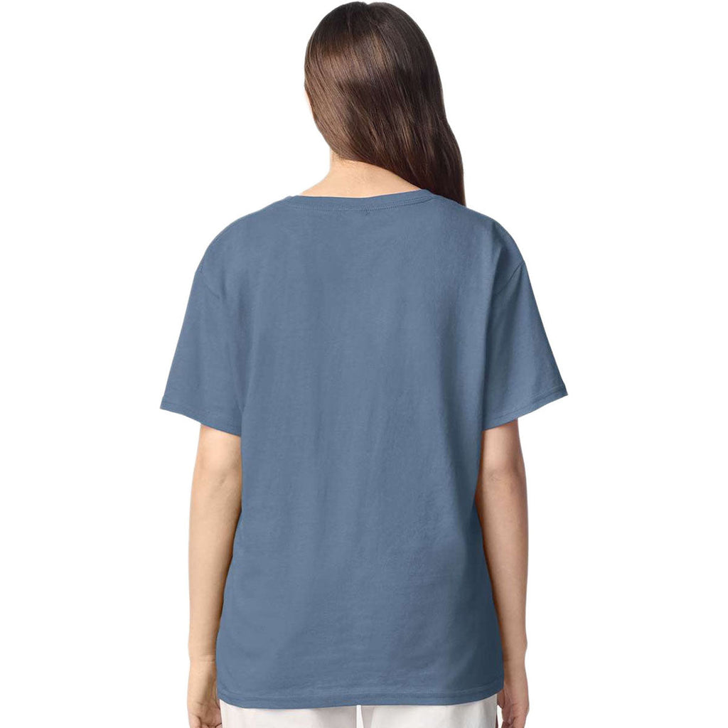 Gildan Youth Indigo Blue Light Cotton T-Shirt