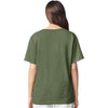 Gildan Youth Military Green Light Cotton T-Shirt