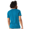 Bella + Canvas Unisex Electric Blue Jersey Short-Sleeve T-Shirt