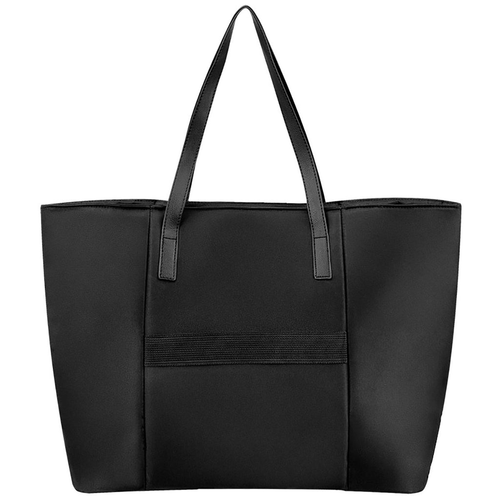 Hit Black Executive rPET Laptop Tote Bag