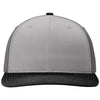 Richardson Grey/Charcoal/Black Solid Twill Trucker