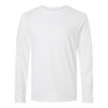 Gildan Unisex White Softstyle Long Sleeve T-Shirt