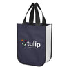 Hit Navy Lola Laminated Non-Woven Shopper Tote Bag