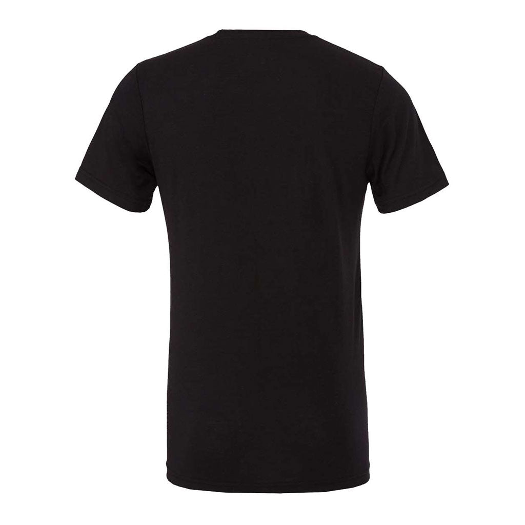 Bella + Canvas Unisex Solid Black Triblend Short-Sleeve T-Shirt