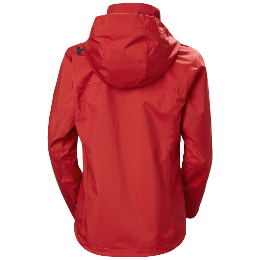 Helly Hansen Women's Red Crew Hooded Jacket 2.0