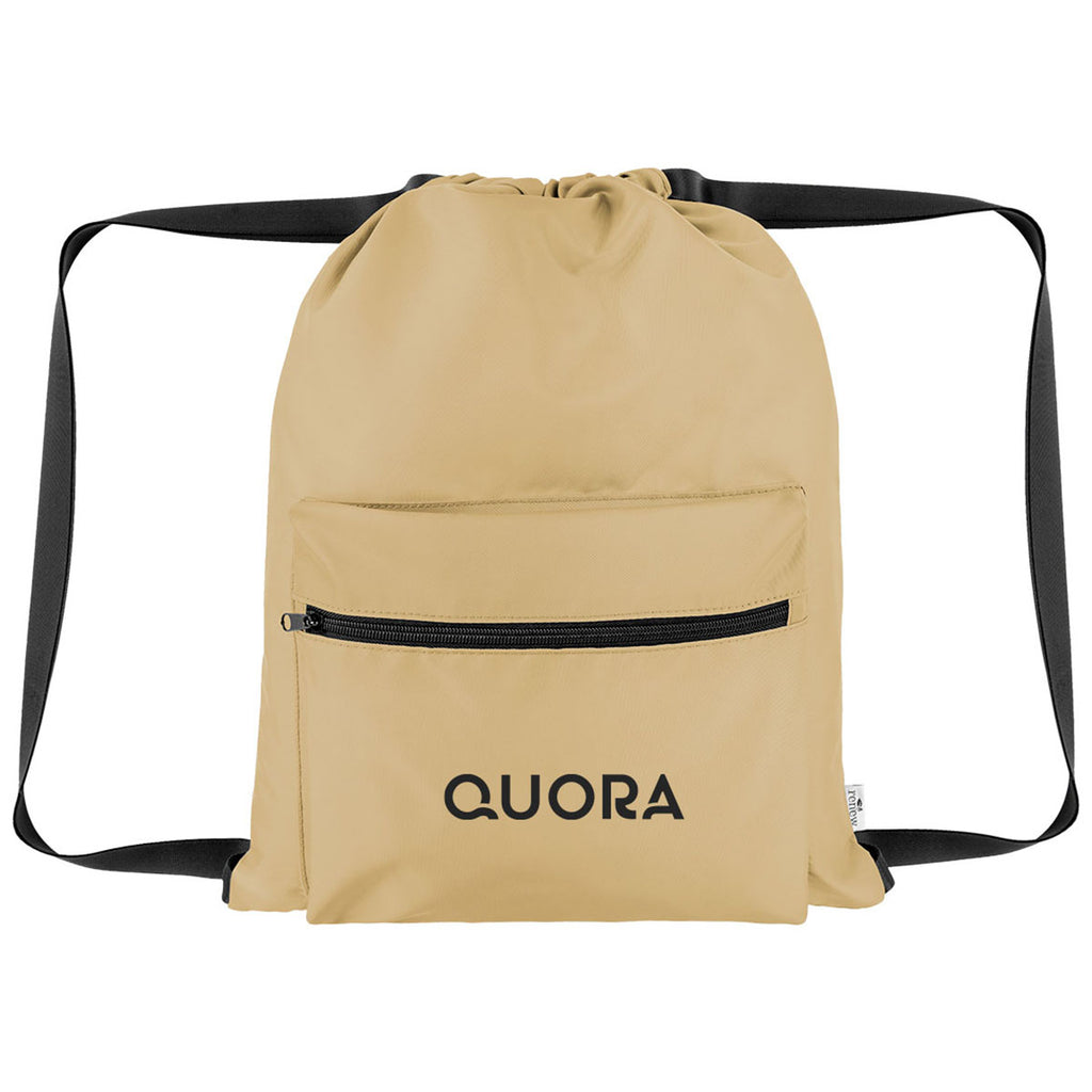 Hit Tan Anywhere rPET Drawstring Bag