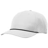 Richardson Silver/Black Silver Laser Perf Performance Rope Cap