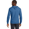 Jerzees Classics Unisex Retro Heather Royal Cotton Long Sleeve Hooded T-Shirt