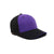 Pacific Headwear Black/Purple Universal M2 Contrast Performance Cap