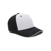 Pacific Headwear Black/Silver Universal M2 Contrast Performance Cap