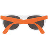 Hit White/Orange Rubberized Sunglasses