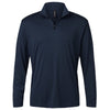 AllPro Men's Navy Pro-Lock Performance Quarter-Zip Pullover