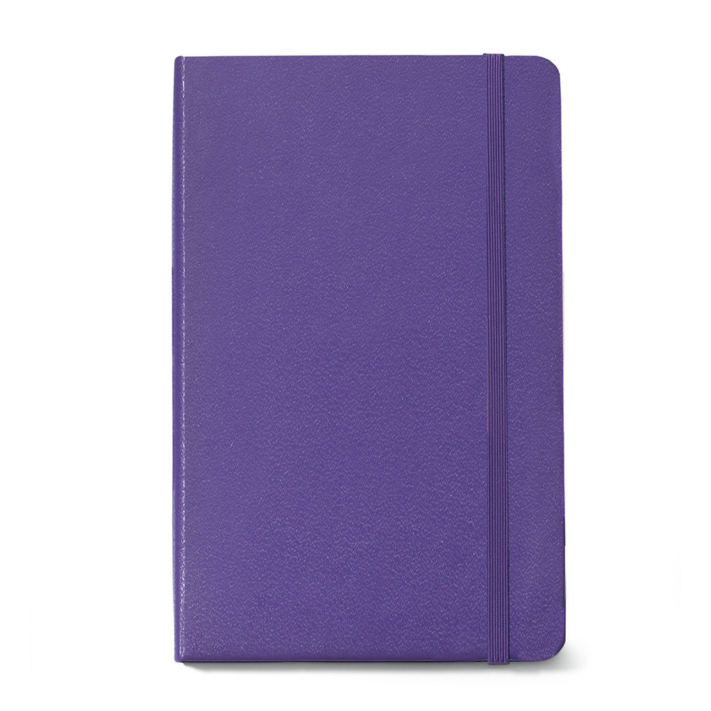 Moleskine Brilliant Violet Hard Cover Ruled Large Notebook (5" x 8.25")