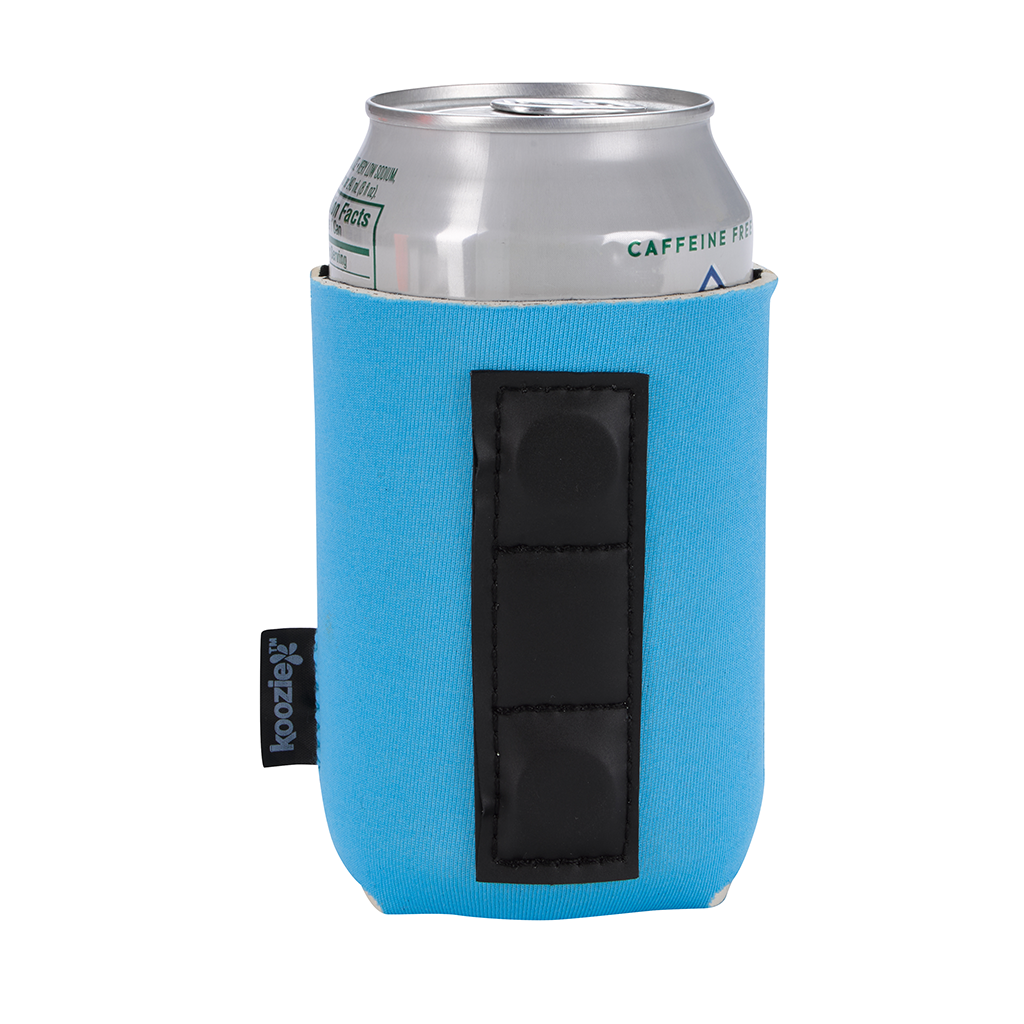 Koozie Neon Blue Magnetic Can Cooler