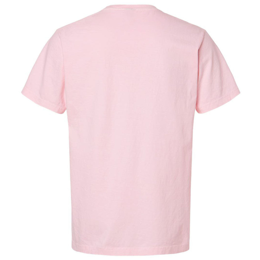 Bella + Canvas Unisex Pink Heavyweight Garment-Dyed Tee